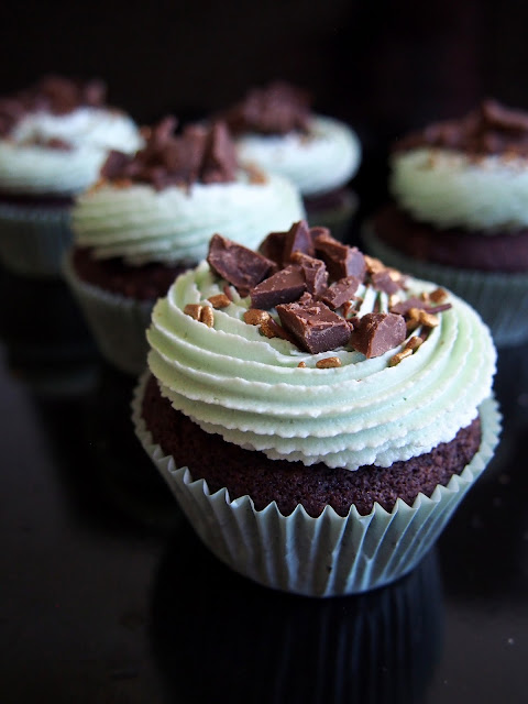 14. Luukku – Minttusuklaa cupcakes