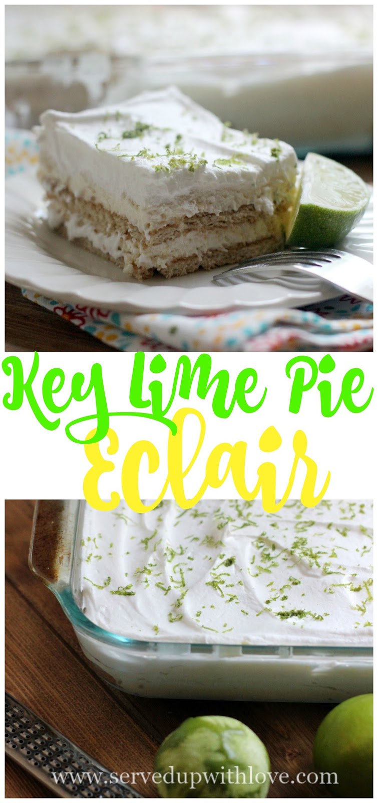Key Lime Pie Eclair Served Up With Love
