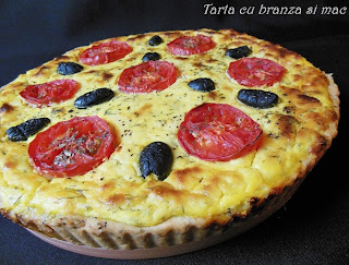 Tarta cu branza si mac