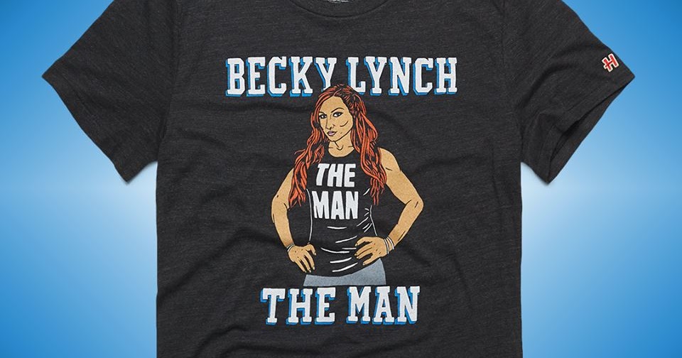 wwe becky lynch the man shirt