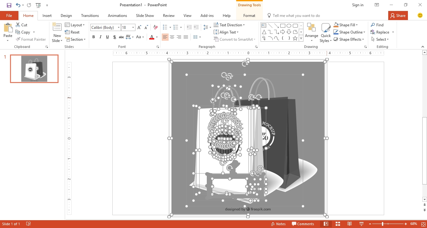 Cara Membuka Vektor Dengan Menggunakan Powerpoint