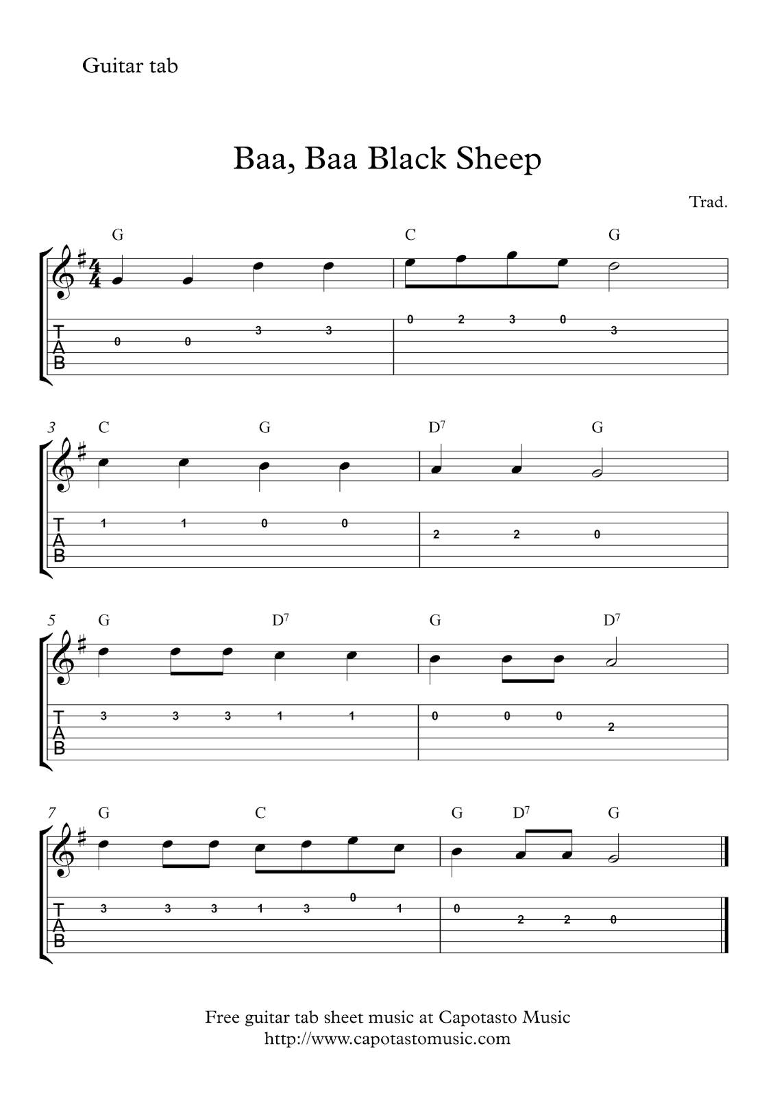 Baa Baa Black Sheep Sheet Music Ubicaciondepersonas cdmx gob mx Baa Baa Black Sheep Sheet Music Ubicaciondepersonas cdmx gob mx