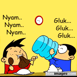 Gambar buka puasa lucu bergerak
