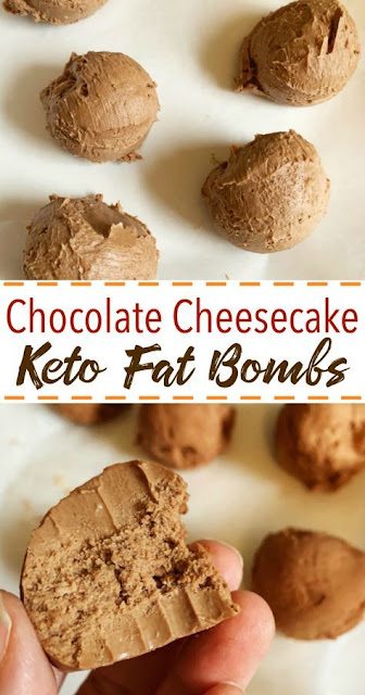 Chocolate Cheesecake Keto Fat Bombs