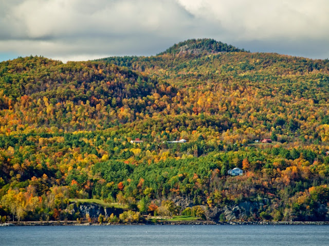 Vista de Vermont junto al lago Champlain