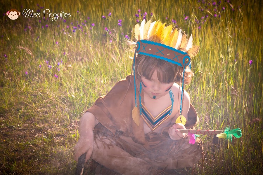 custome indien disfraz indio diy