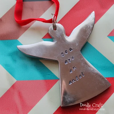 http://www.doodlecraftblog.com/2014/12/you-are-angel-metal-stamped-ornament.html