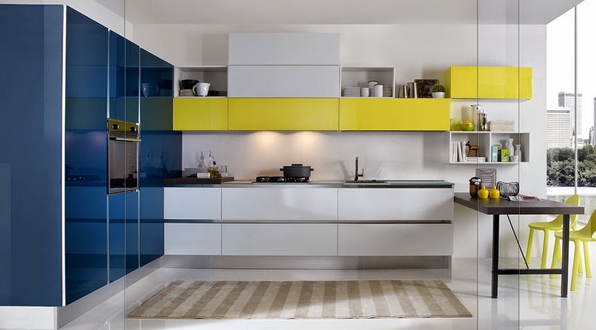 50 ideas de cómo combinar los colores en la cocina cocinas con ...