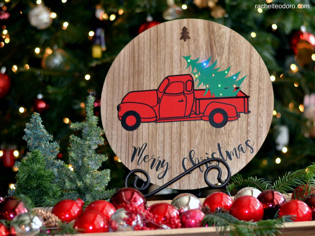 Christmas Truck Fabric Wallpaper and Home Decor  Spoonflower