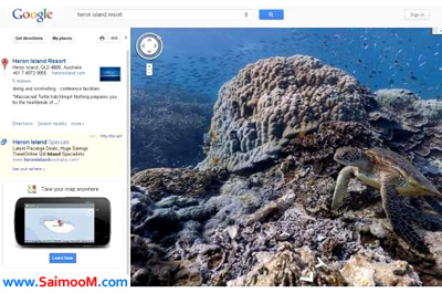 google maps underwater view