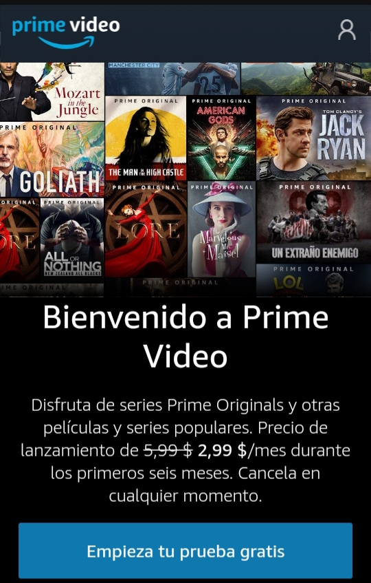 amazon prime video marzo 2019