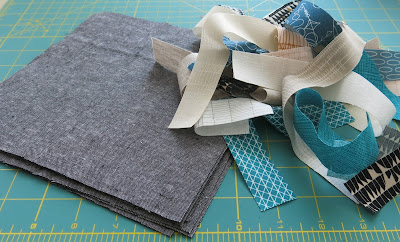 Work in progress - Crosscut tutorial by Debbie at A Quilter's Table