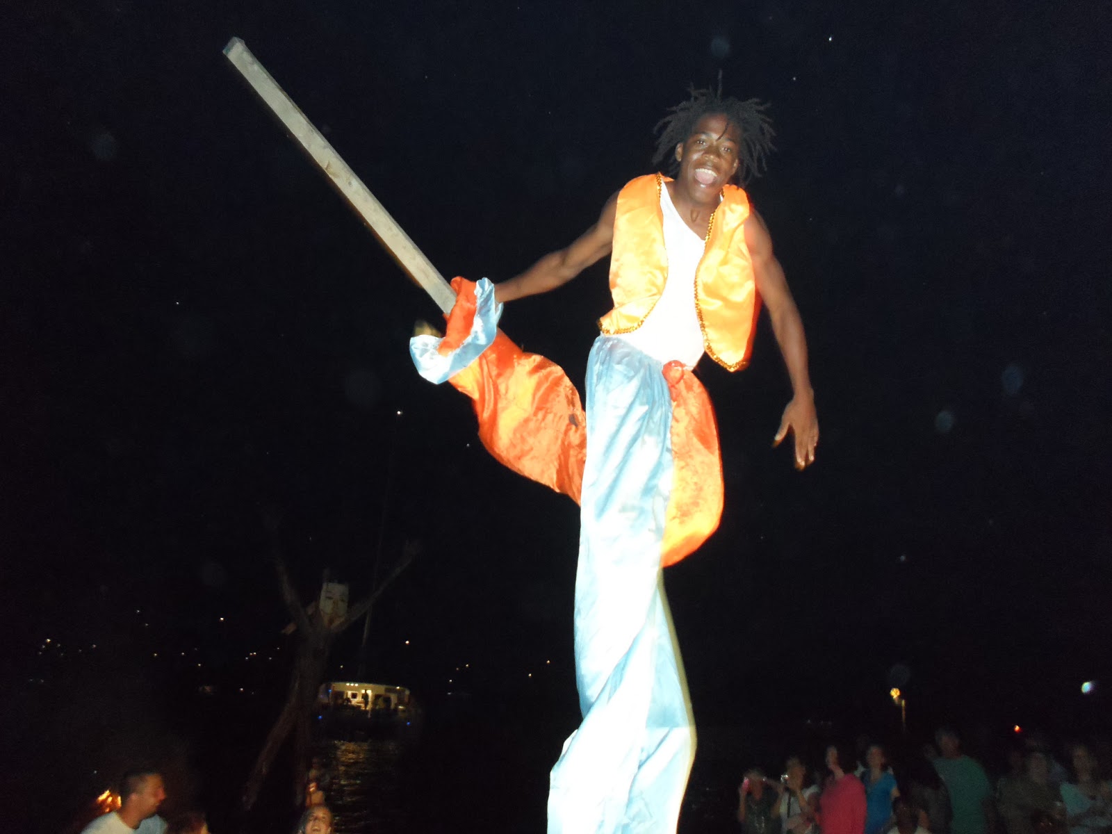 “To travel is to live.” Hans Christian Full moon party Trellis Bay, BVI