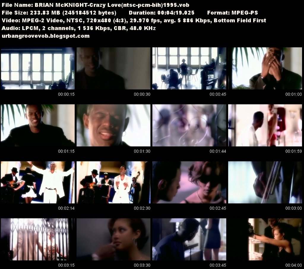 Urban Groove Vob Collection Brian McKnight Crazy Love (1995)