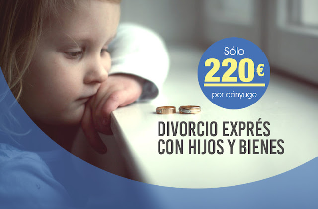 Divorcio exprés con hijos y bienes desde 220 euros Divorcio exprés con hijos y bienes desde 220 euros