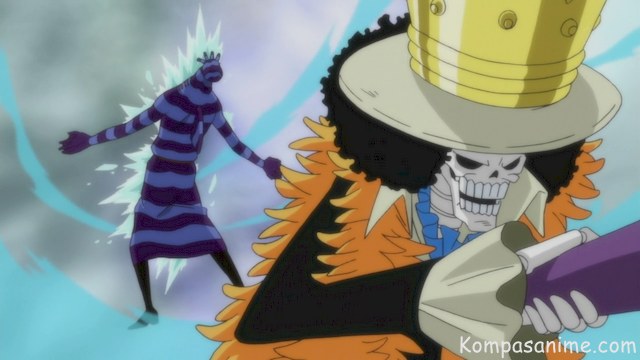 Brook Brook adalah pemakan buah iblis yami yami no mi