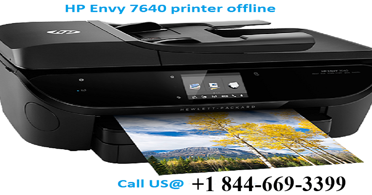 HP Envy 7640 Printer Offline windows 10