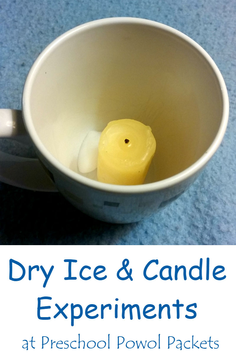 Candle & Dry Ice Science Experiments Preschool Powol Packets