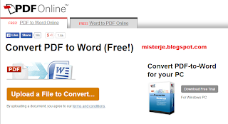 Mudahnya Cara Merubah PDF To Word Secara Online