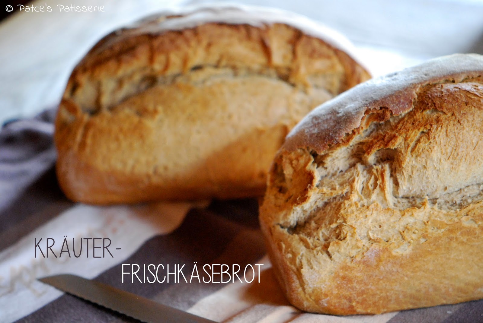 Frischkäsebrot mit Kräutern