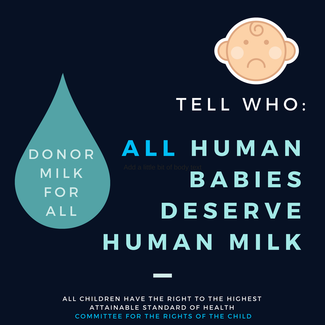 human milk for human babies