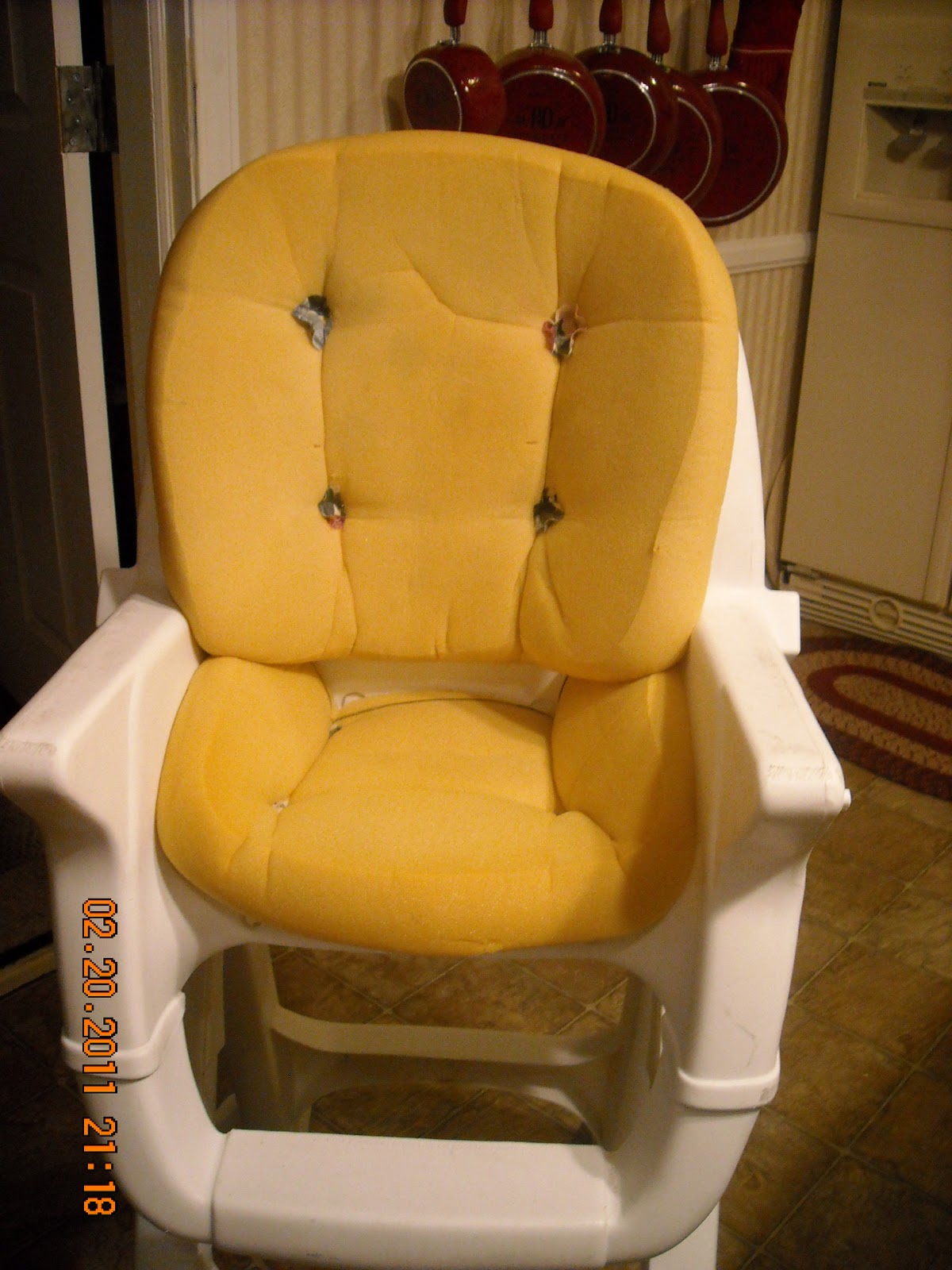 Finally Blissful DIY High Chair Makeover