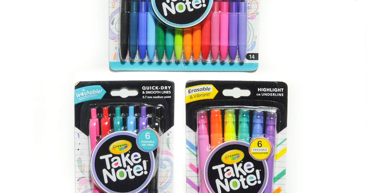 Take Note Washable Gel Pens, 14 Count, Crayola.com