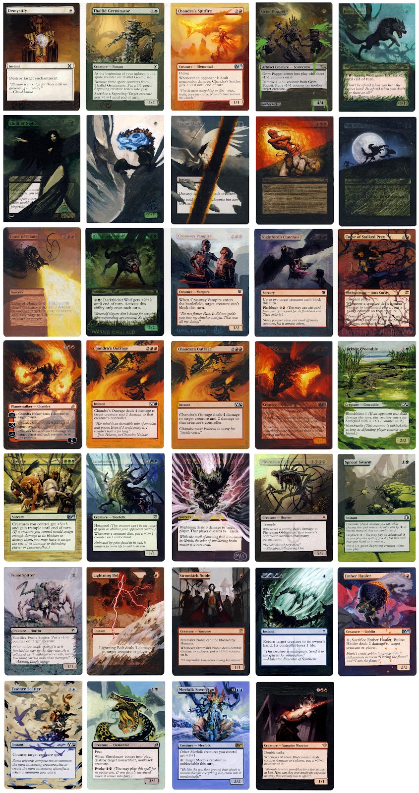 Magic Alters Example Mike Burns Illustration: Updates: Art Projects and Magic Alters
