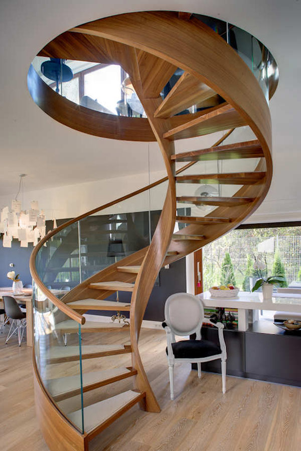 circular stairs plans