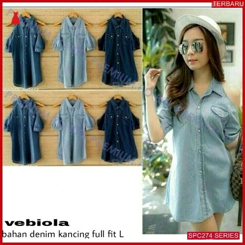 SPC274V51 Vebiola Dress Denim Bhn Dress Wanita | BMGShop