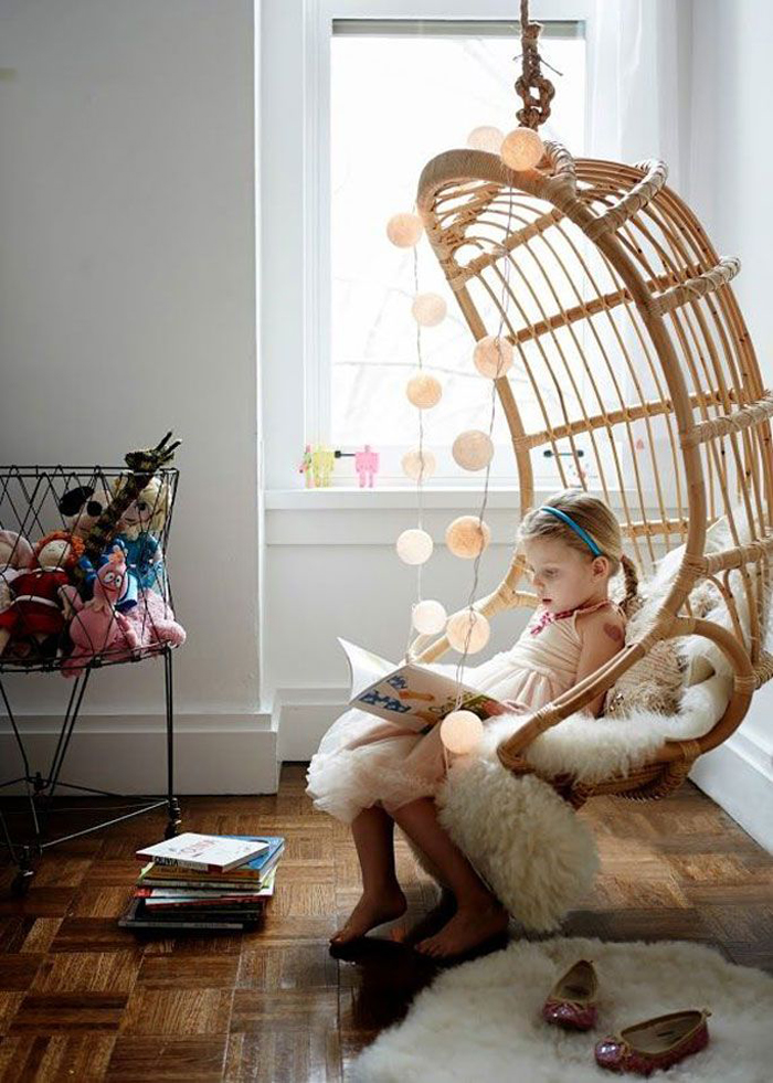 the best hanging chairs in kids rooms  