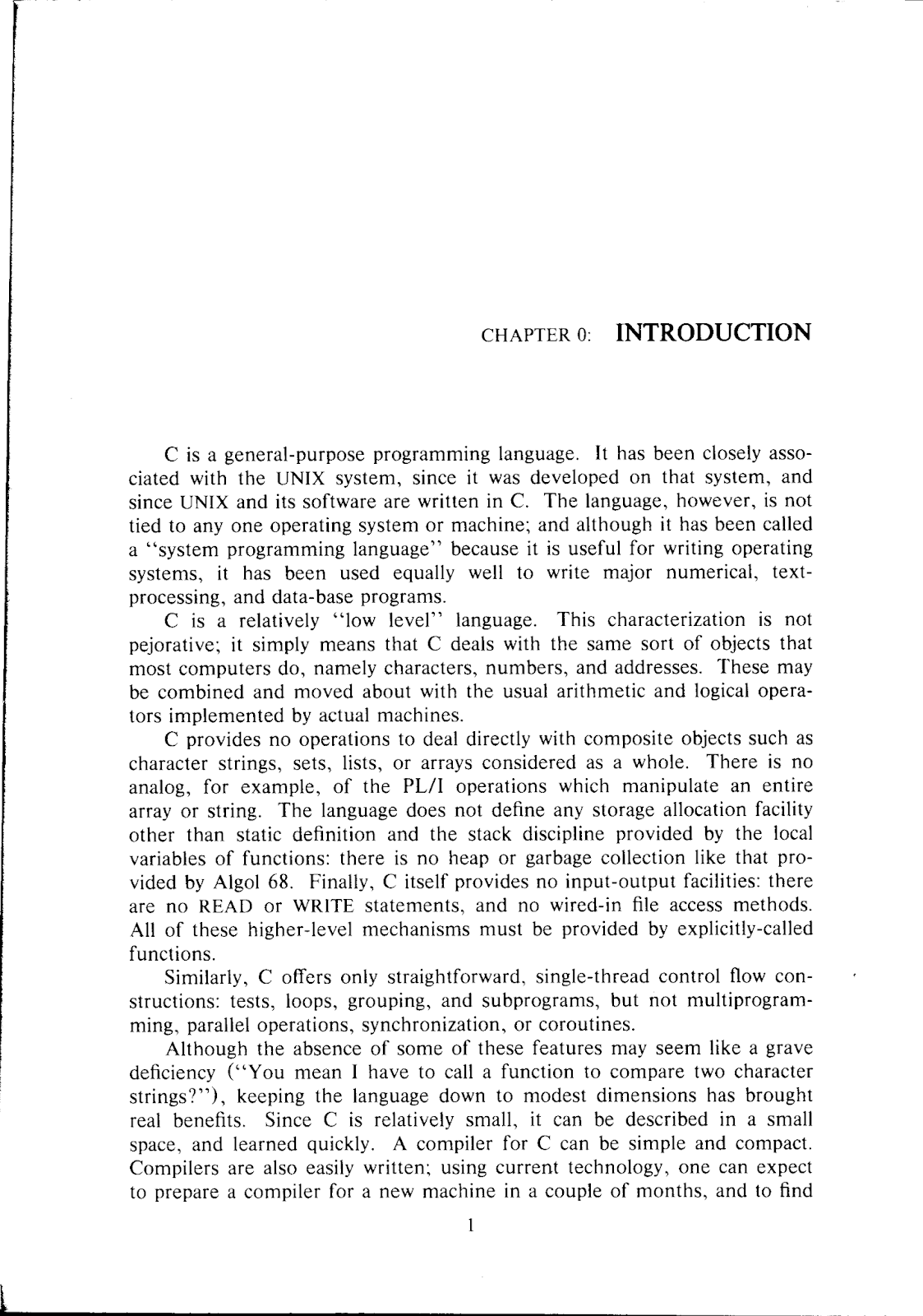 Part 3: The C Programming Language