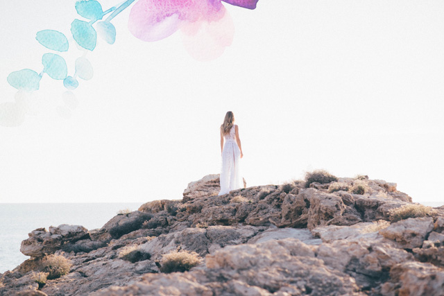 novia bohemia boho wedding spain bride ibiza