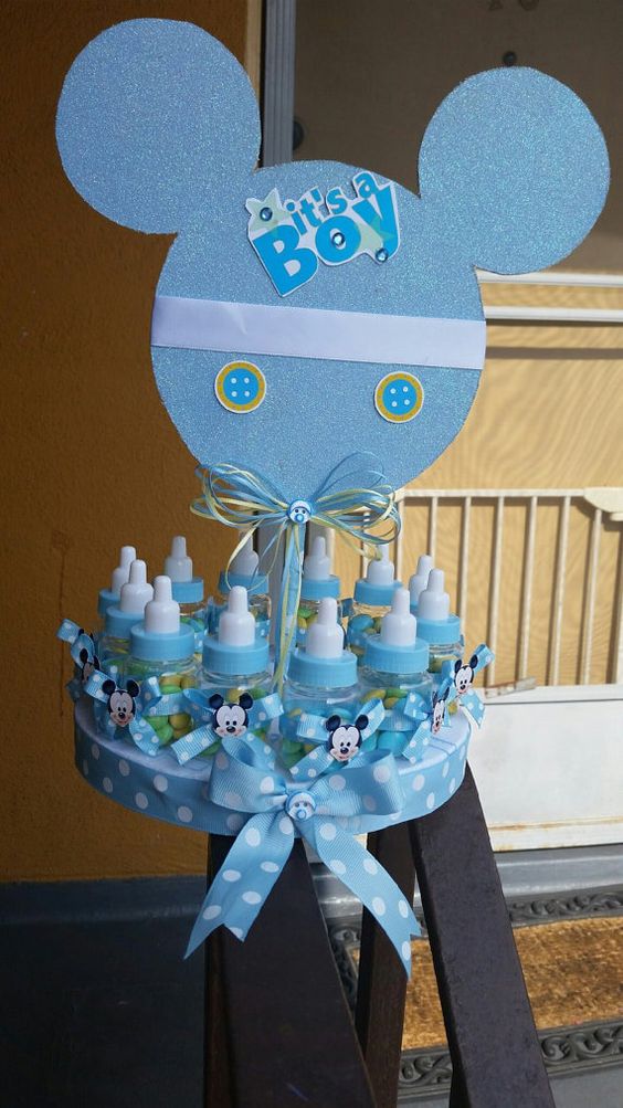 13 hermosas Ideas de recuerditos para baby shower usando biberones ~ Haz Manualidades