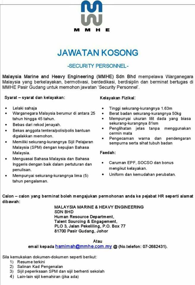 offshore resume