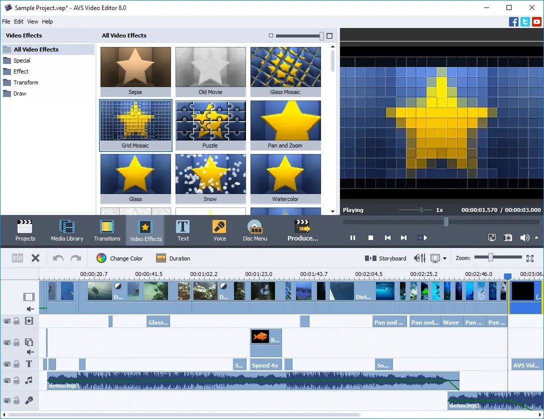 AVS Video Editor 9.7.1.396 Free Download Full