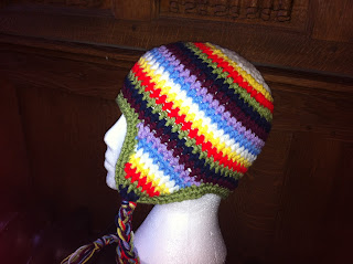 Get Hooked on Crochet: GAD 340, A Crochet Lesson & A Rainbow EarFlap Hat