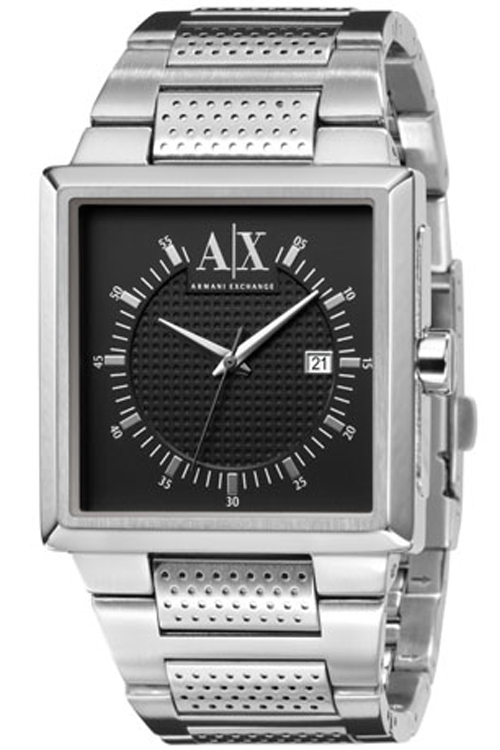armani exchange watch square