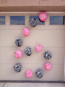 Write age with balloons for baloon them party for kids