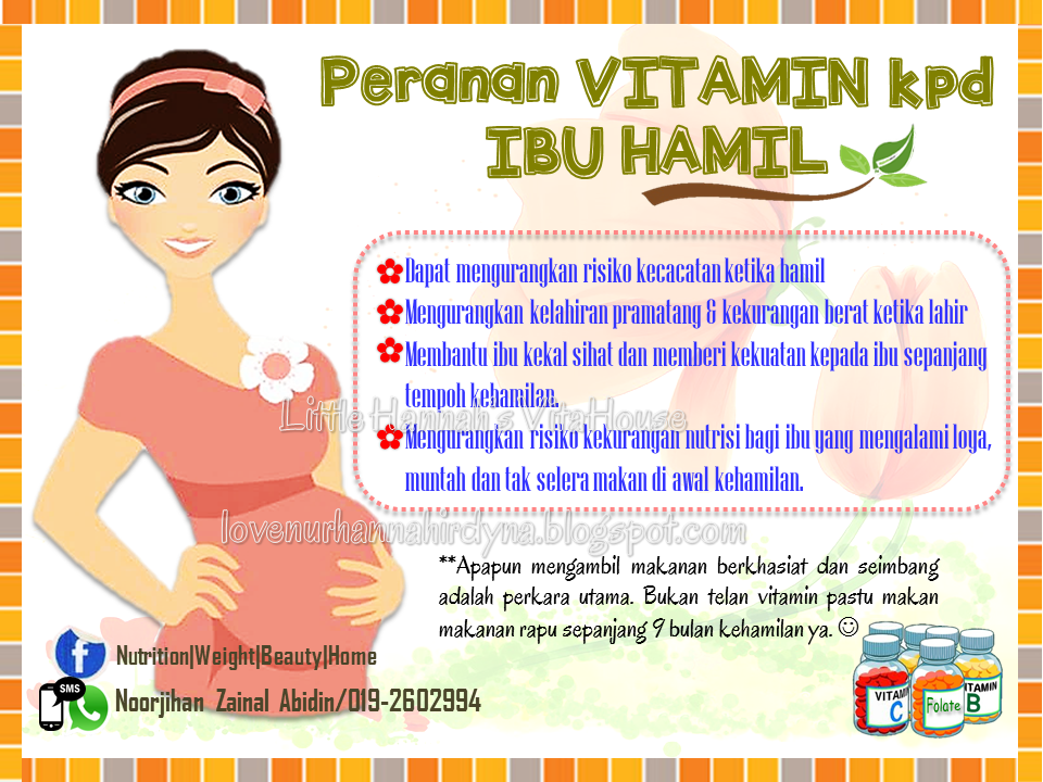 Pentingkah Pengambilan Vitamin bagi Ibu Hamil? Little Hannah's VitaHouse
