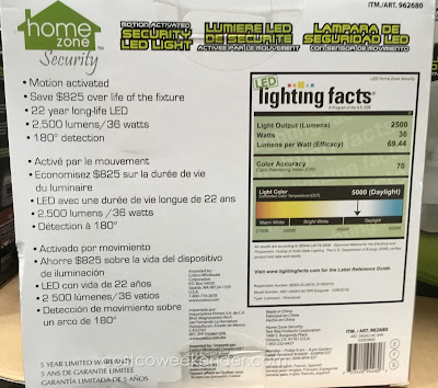 Keep your home and family safe with the Home Zone Security LED Motion Light