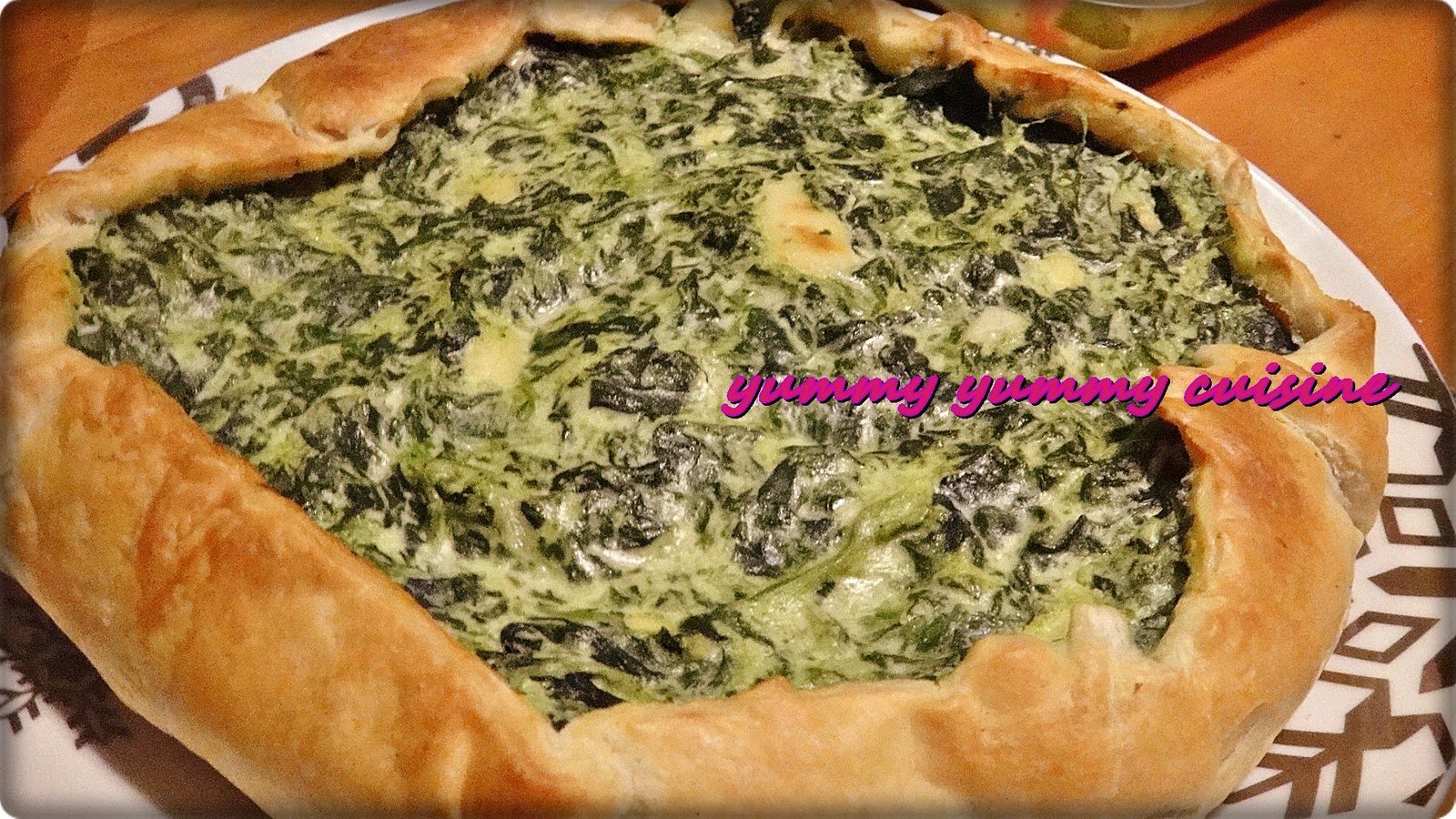 yummy yummy cuisine: Tarte epinard mozzarella