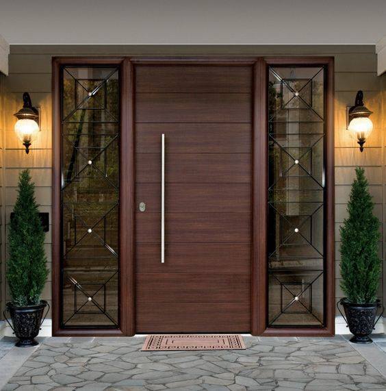 22 Dark Brown Entry Wood Armored Doors Ideas, That Will Make Your Home