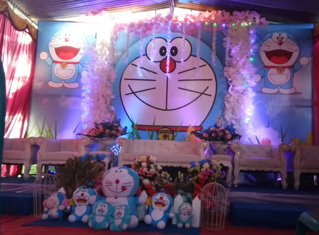 35 Trend Terbaru Harga  Dekorasi  Pernikahan  Tema Doraemon  