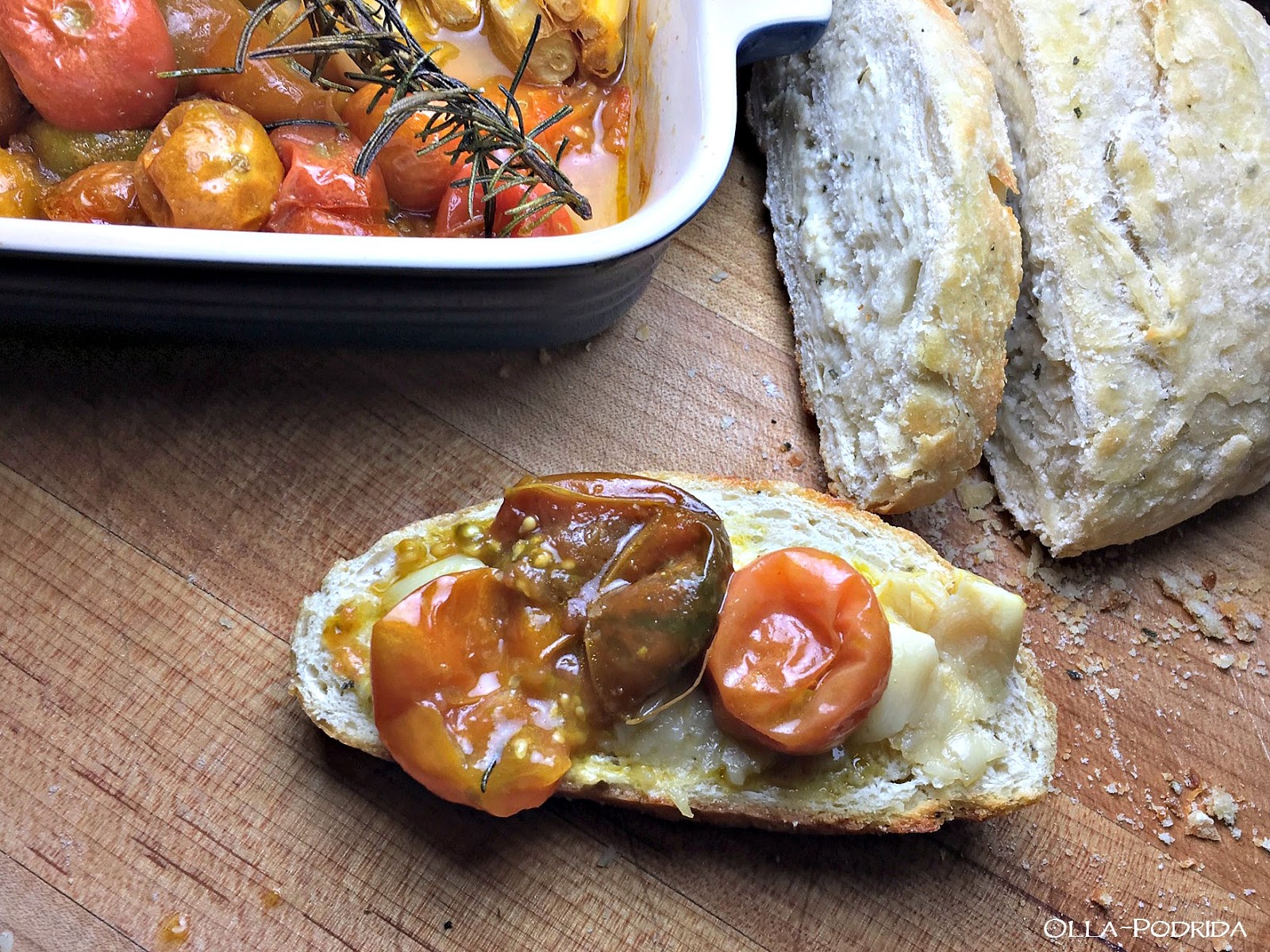 OllaPodrida Slow Roasted Heirloom Tomatoes