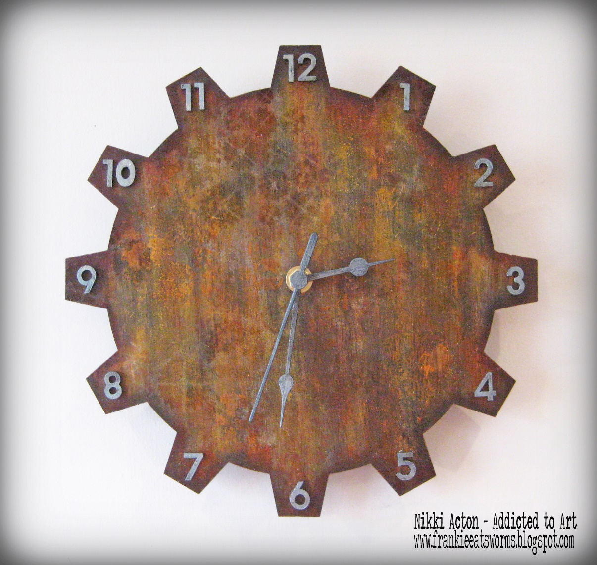 MDF Clock by Nikki Acton That's Crafty!