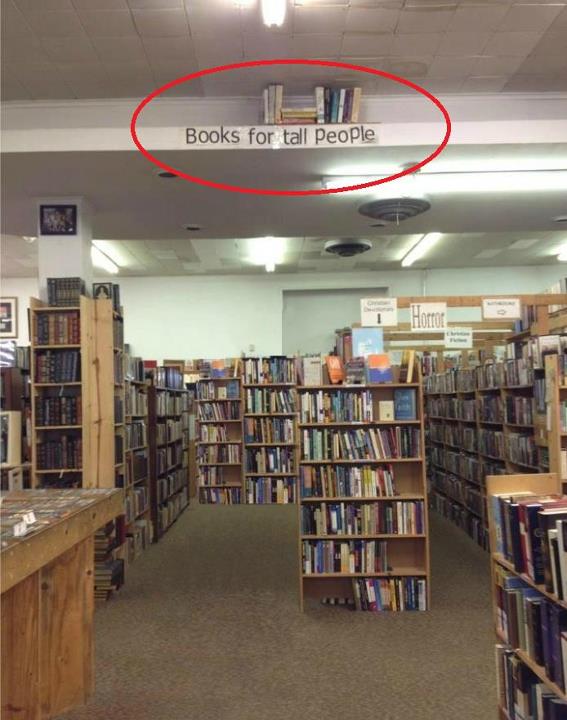 AWESOME SNAPS Books for tall people...