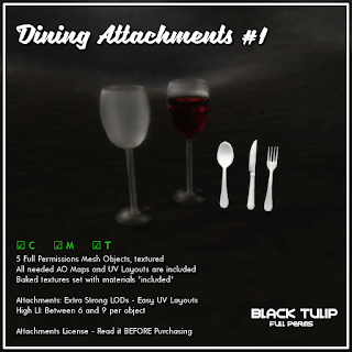 [Black Tulip] Mesh - Dining Attachments #1