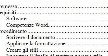 Come creare un indice in Word - CCM