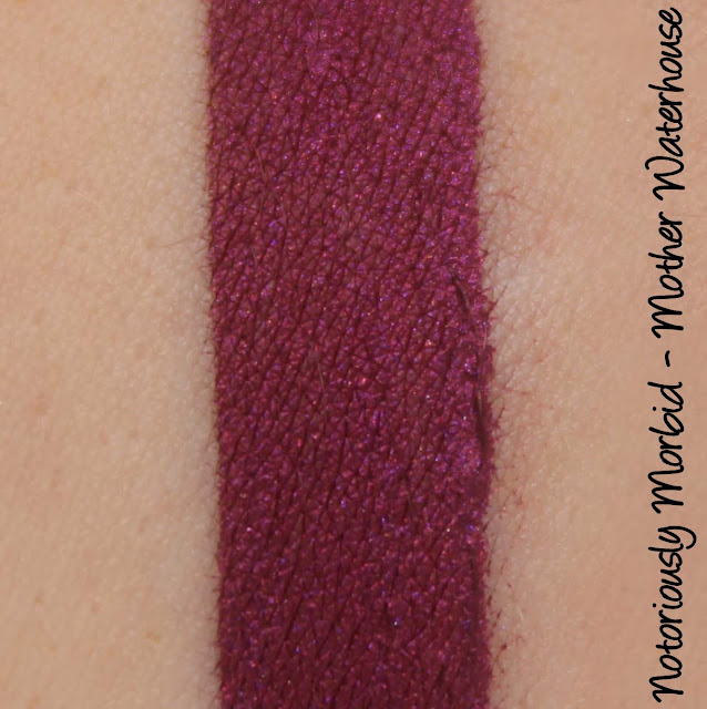 Notoriously Morbid Mystic Matte - Mother Waterhouse Swatches & Review